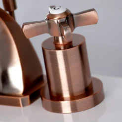 Hot KS494ZXAC Millennium 8 in. Widespread Bathroom Faucet, Antique Copper 8