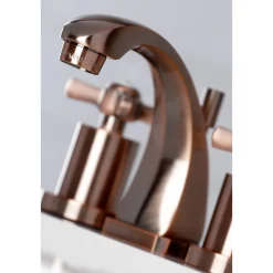 Hot KS494ZXAC Millennium 8 in. Widespread Bathroom Faucet, Antique Copper 8