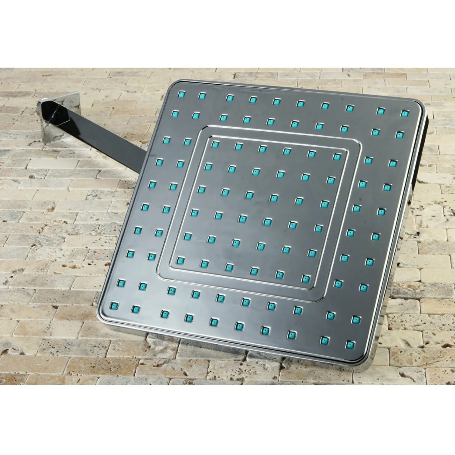 Hot KX4641CK Square Showerhead with Shower Arm in Polished Chrome Shower Heads