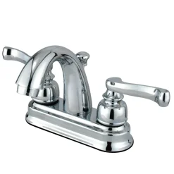 Clearance Lever-Handle 4-Inch Centerset Bathroom Faucet 4