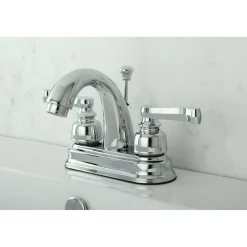 Clearance Lever-Handle 4-Inch Centerset Bathroom Faucet 4