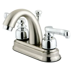 Clearance Lever-Handle 4-Inch Centerset Bathroom Faucet 4