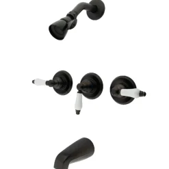 Discount 3-Lever Handles Tub and Shower Faucet Tub & Shower Sets