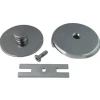 New Made to Match DTL5303A1 Quick Cover Up Tub Stopper in Polished Chrome with Overflow Plate Tub Drains