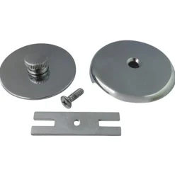 New Made to Match DTL5303A1 Quick Cover Up Tub Stopper in Polished Chrome with Overflow Plate Tub Drains