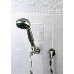 Best Made to Match 5 Setting Hand Shower with Hose in Satin Nickel Handheld Shower Heads