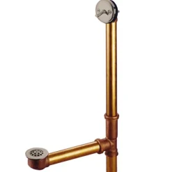 Made to Match 20" Trip Lever Waste and Overflow with Grid Tub Drains