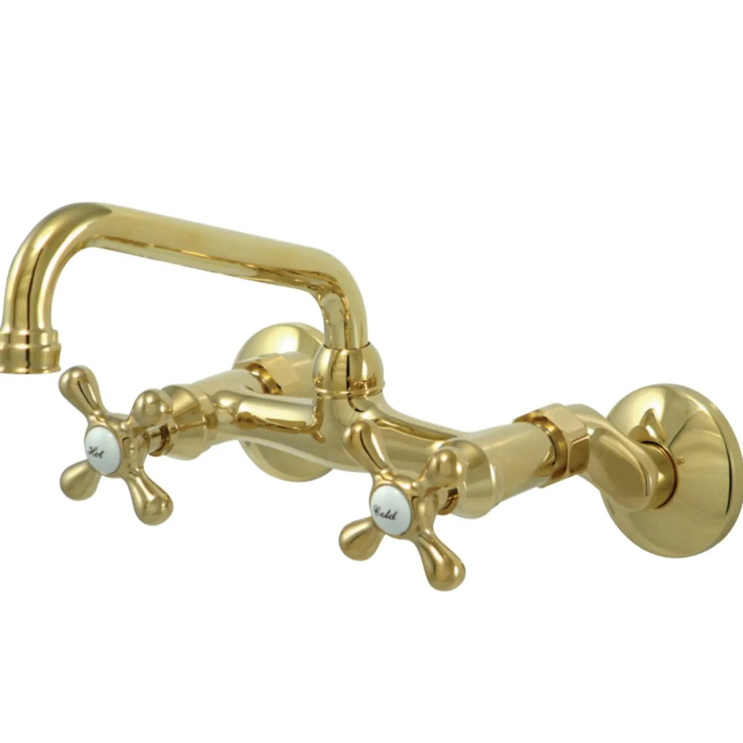 Sale Magellan 6" Adjustable Center Wall Mount Kitchen Faucet Wall Mounted Kitchen Faucets