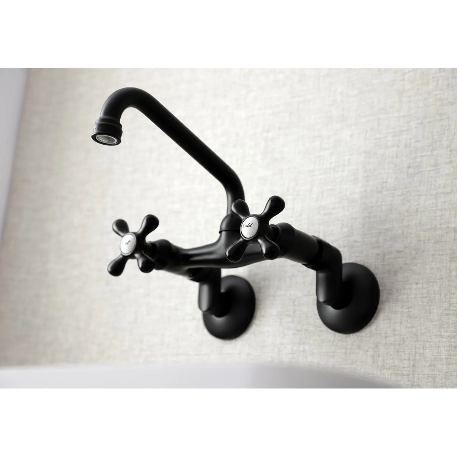 Sale Magellan 6" Adjustable Center Wall Mount Kitchen Faucet Wall Mounted Kitchen Faucets