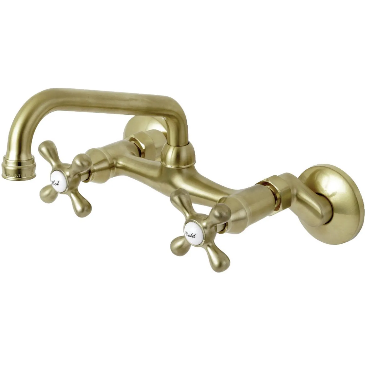 Sale Magellan 6" Adjustable Center Wall Mount Kitchen Faucet Wall Mounted Kitchen Faucets