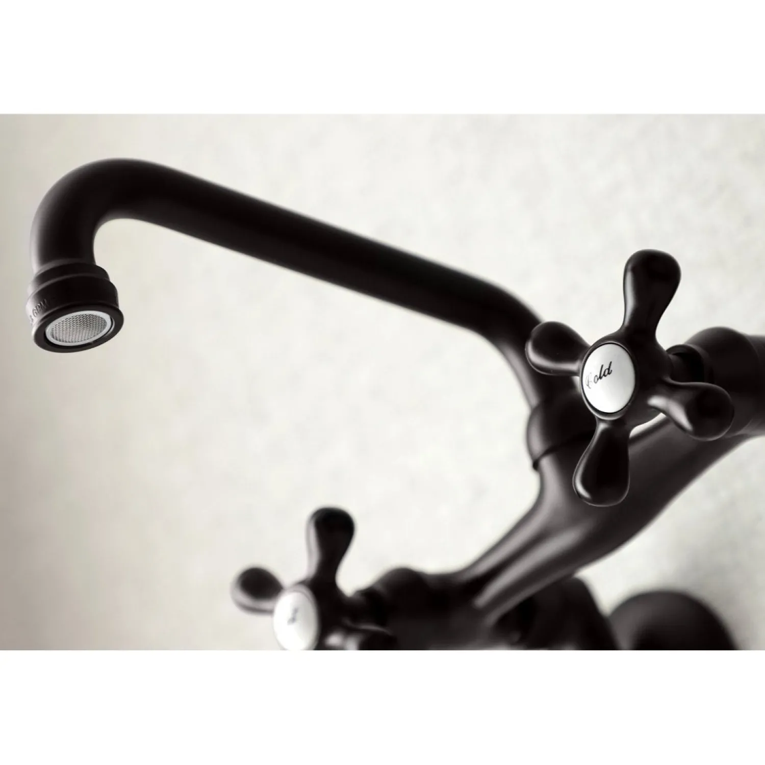 Sale Magellan 6" Adjustable Center Wall Mount Kitchen Faucet Wall Mounted Kitchen Faucets