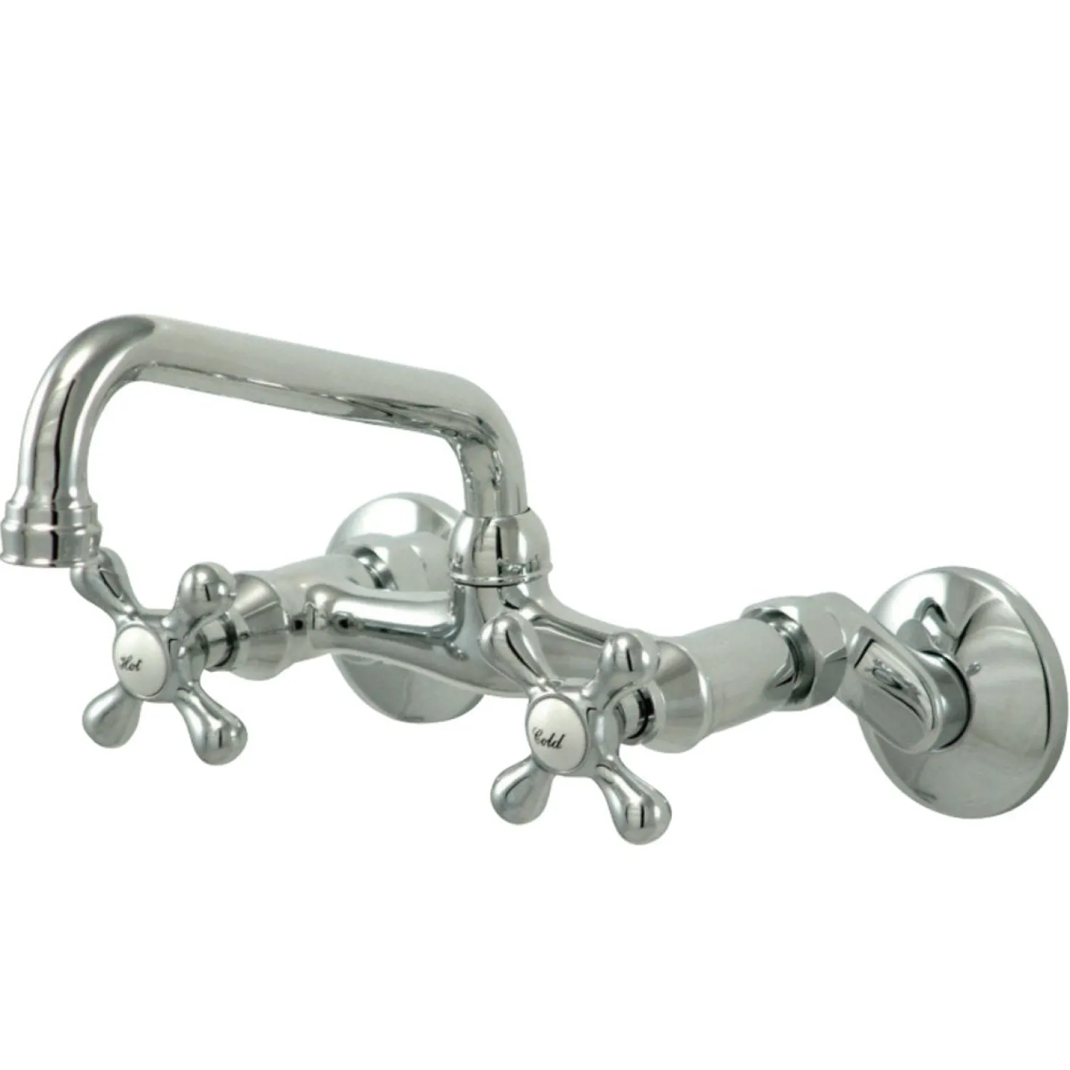 Sale Magellan 6" Adjustable Center Wall Mount Kitchen Faucet Wall Mounted Kitchen Faucets