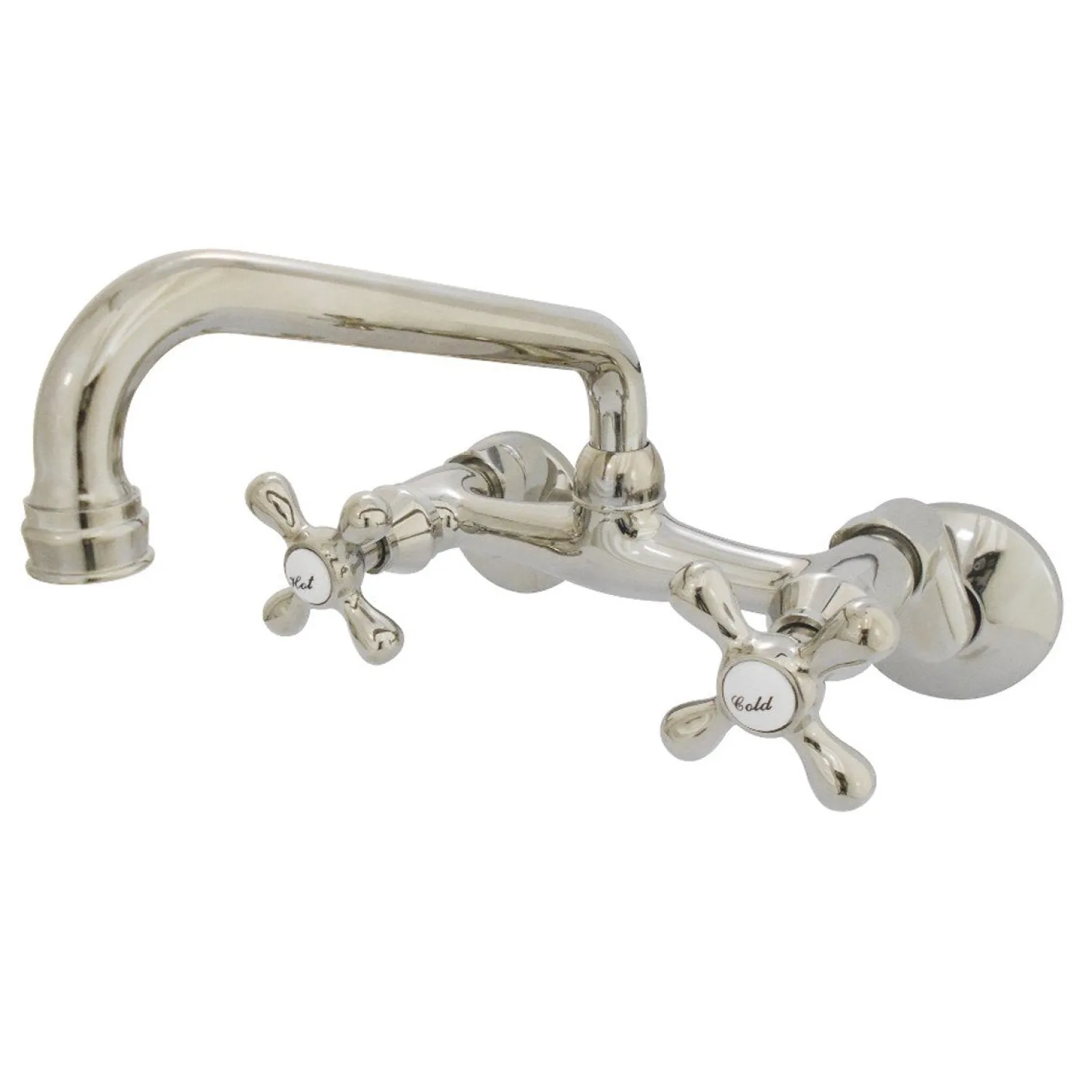 Sale Magellan 6" Adjustable Center Wall Mount Kitchen Faucet Wall Mounted Kitchen Faucets