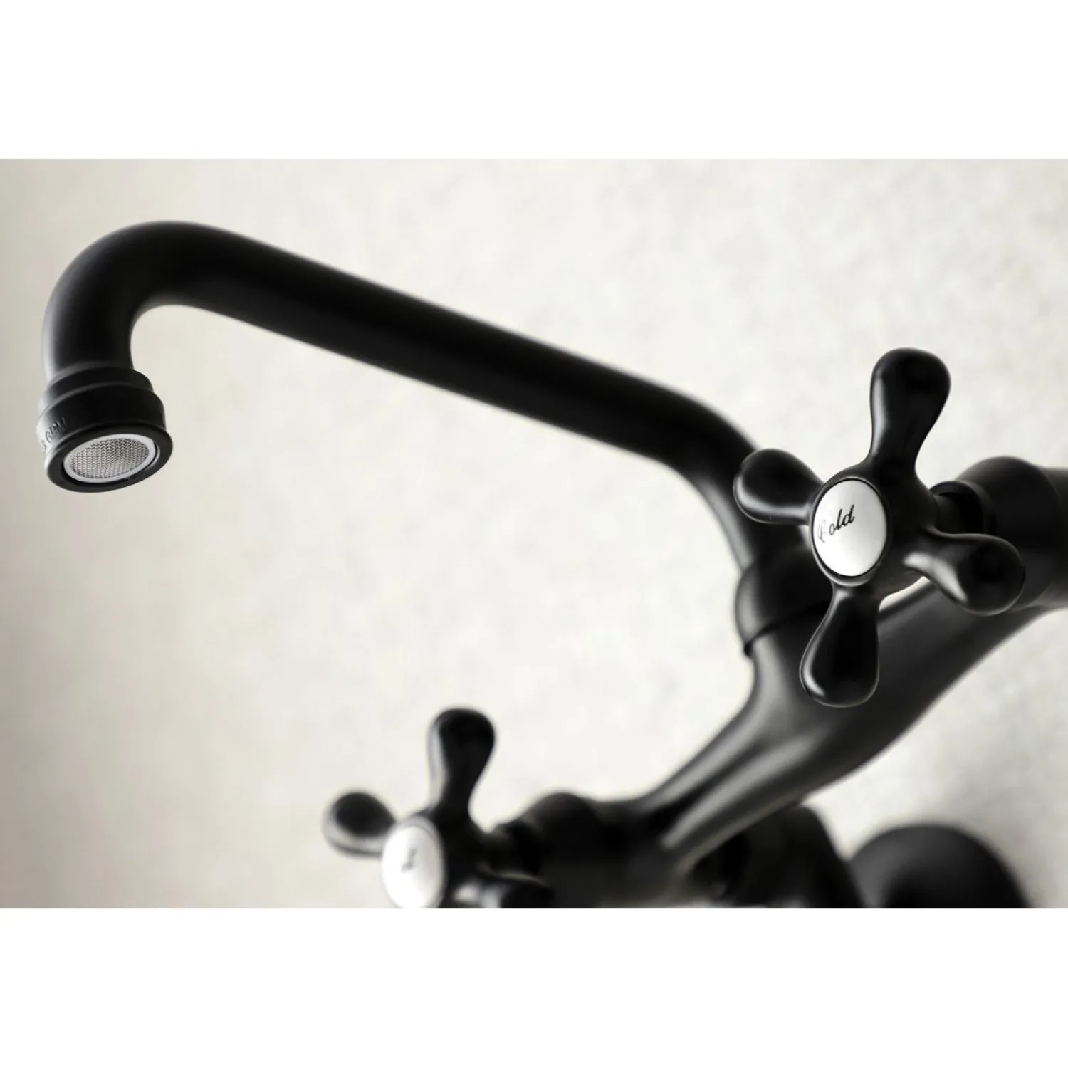 Sale Magellan 6" Adjustable Center Wall Mount Kitchen Faucet Wall Mounted Kitchen Faucets