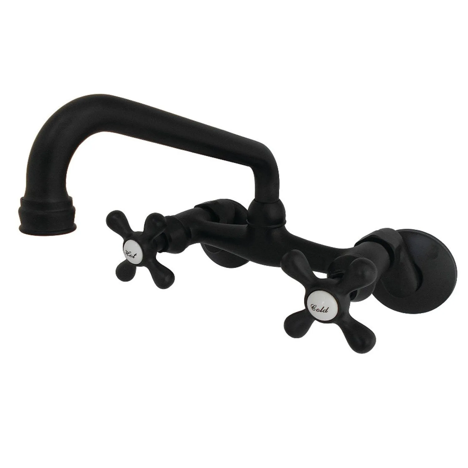 Sale Magellan 6" Adjustable Center Wall Mount Kitchen Faucet Wall Mounted Kitchen Faucets