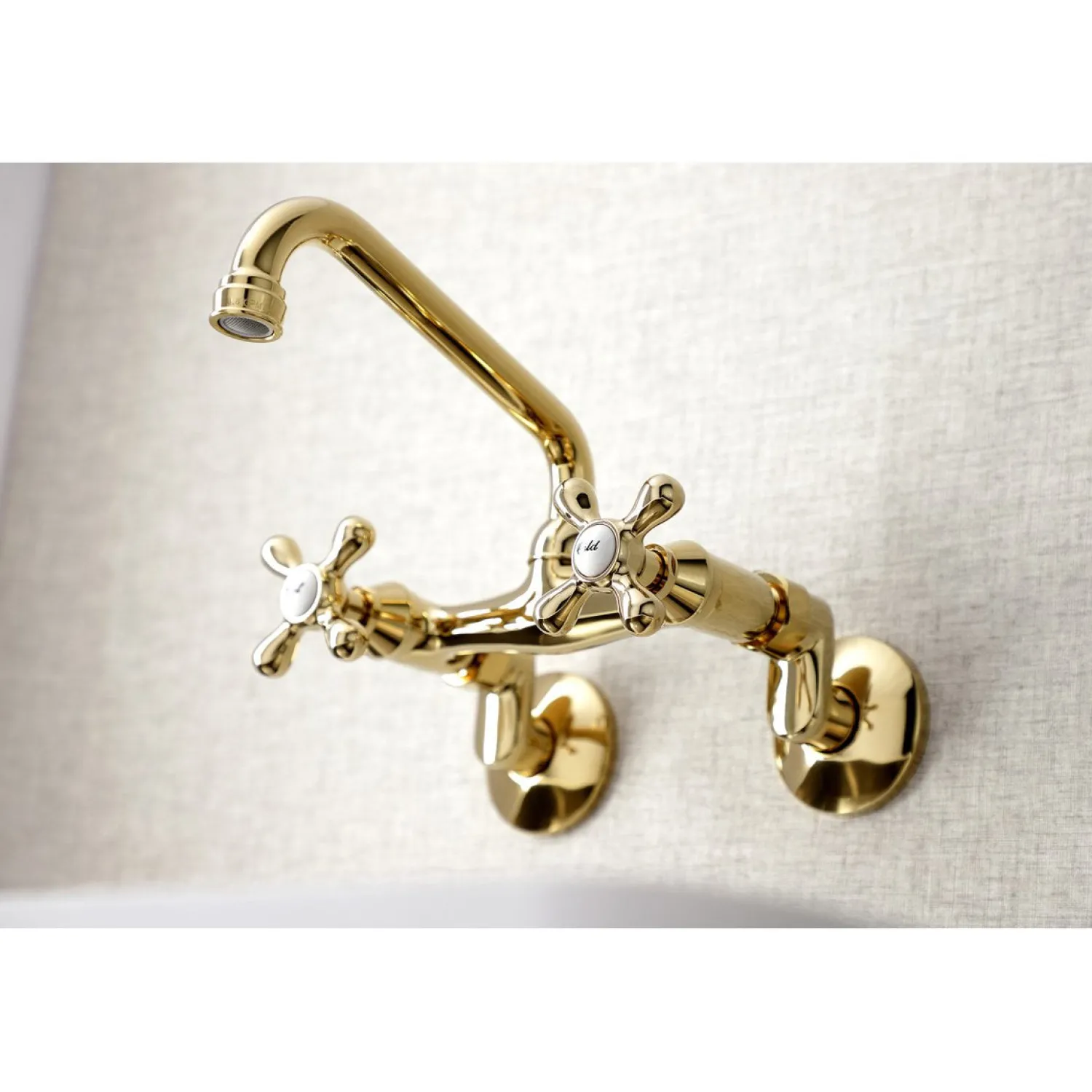 Sale Magellan 6" Adjustable Center Wall Mount Kitchen Faucet Wall Mounted Kitchen Faucets