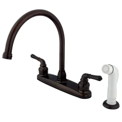 Online Magellan Centerset 4-Hole Kitchen Faucet Faucets With Side Spray