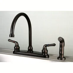 Online Magellan Deck Mount Centerset Kitchen Faucet Faucets With Side Spray