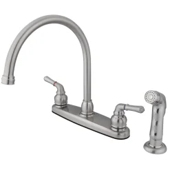 Online Magellan Deck Mount Centerset Kitchen Faucet Faucets With Side Spray