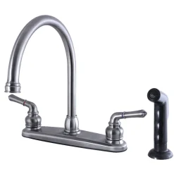 Online Magellan Deck Mount Centerset Kitchen Faucet Faucets With Side Spray