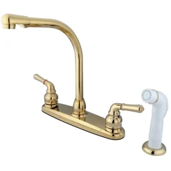 Discount Magellan Deck Mount 8-Inch Centerset Kitchen Faucet Faucets With Side Spray