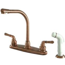 Discount Magellan Deck Mount 8-Inch Centerset Kitchen Faucet Faucets With Side Spray