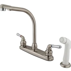 Discount Magellan Deck Mount 8-Inch Centerset Kitchen Faucet Faucets With Side Spray