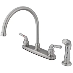 New Magellan 8-Inch Centerset Deck Mount Kitchen Faucet Faucets With Side Spray
