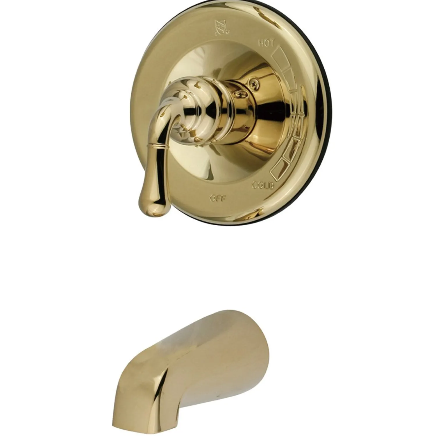 Hot Magellan Single Handle Tub Faucet in Polished Brass Tub Faucets