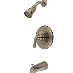 Clearance Magellan Single Handle Tub and Shower Faucet in Satin Nickel Tub & Shower Sets