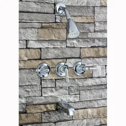 Hot Magellan Solid Brass Three Handle Tub and Shower Faucet Tub & Shower Sets
