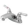 Magellan Two Handle 4" Centerset Polished Chrome Lavatory Faucet 4" Center Set