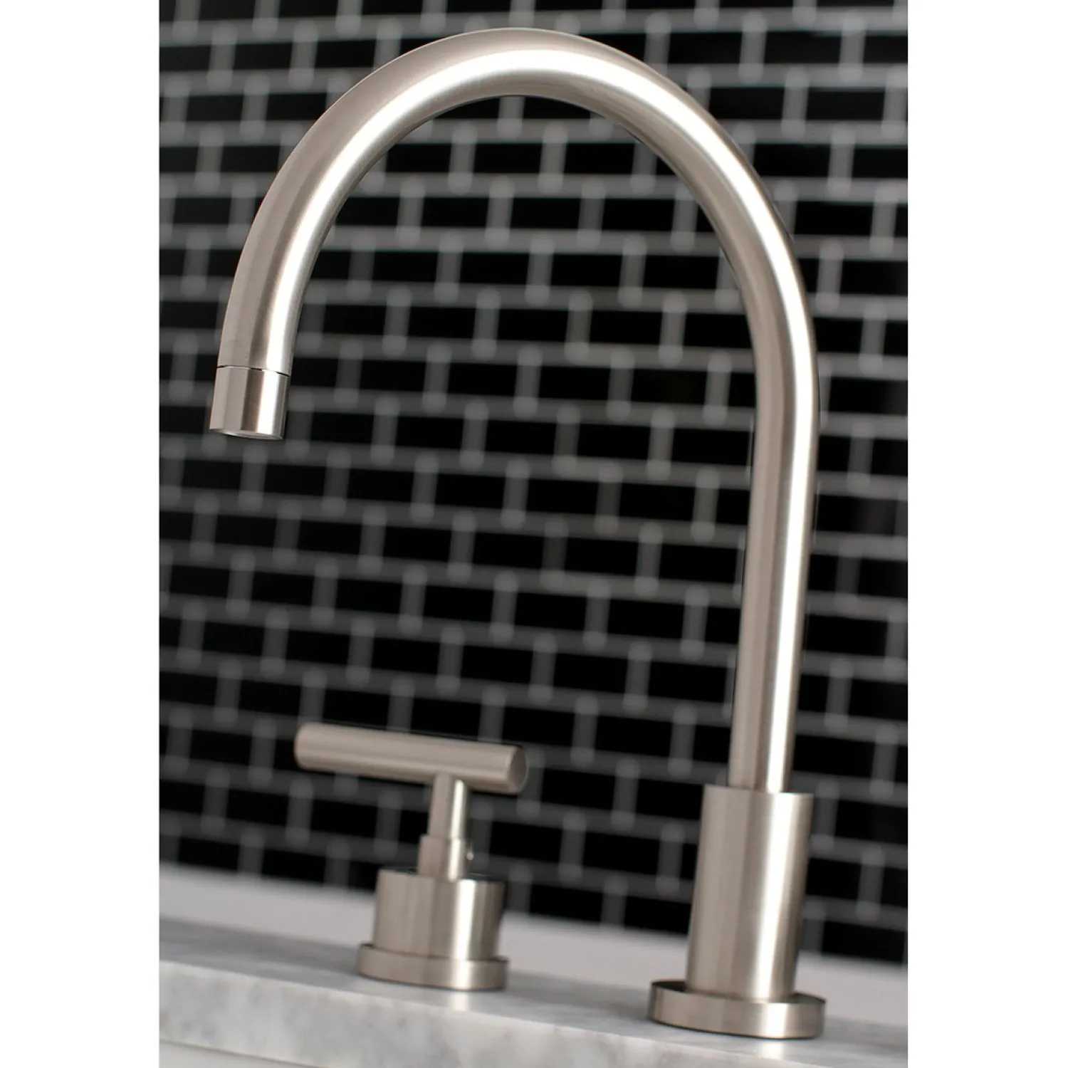 Sale Manhattan Deck Mount 8-Inch Widespread Bathroom Faucet 8" Widespread