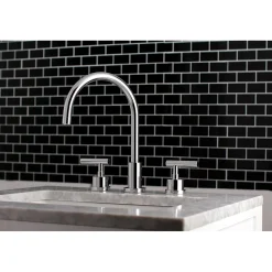 Sale Manhattan Deck Mount 8-Inch Widespread Bathroom Faucet 8