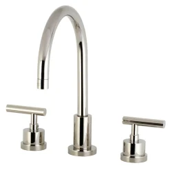 Sale Manhattan Deck Mount 8-Inch Widespread Bathroom Faucet 8