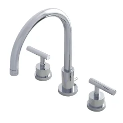 Sale Manhattan Deck Mount 8-Inch Widespread Bathroom Faucet 8