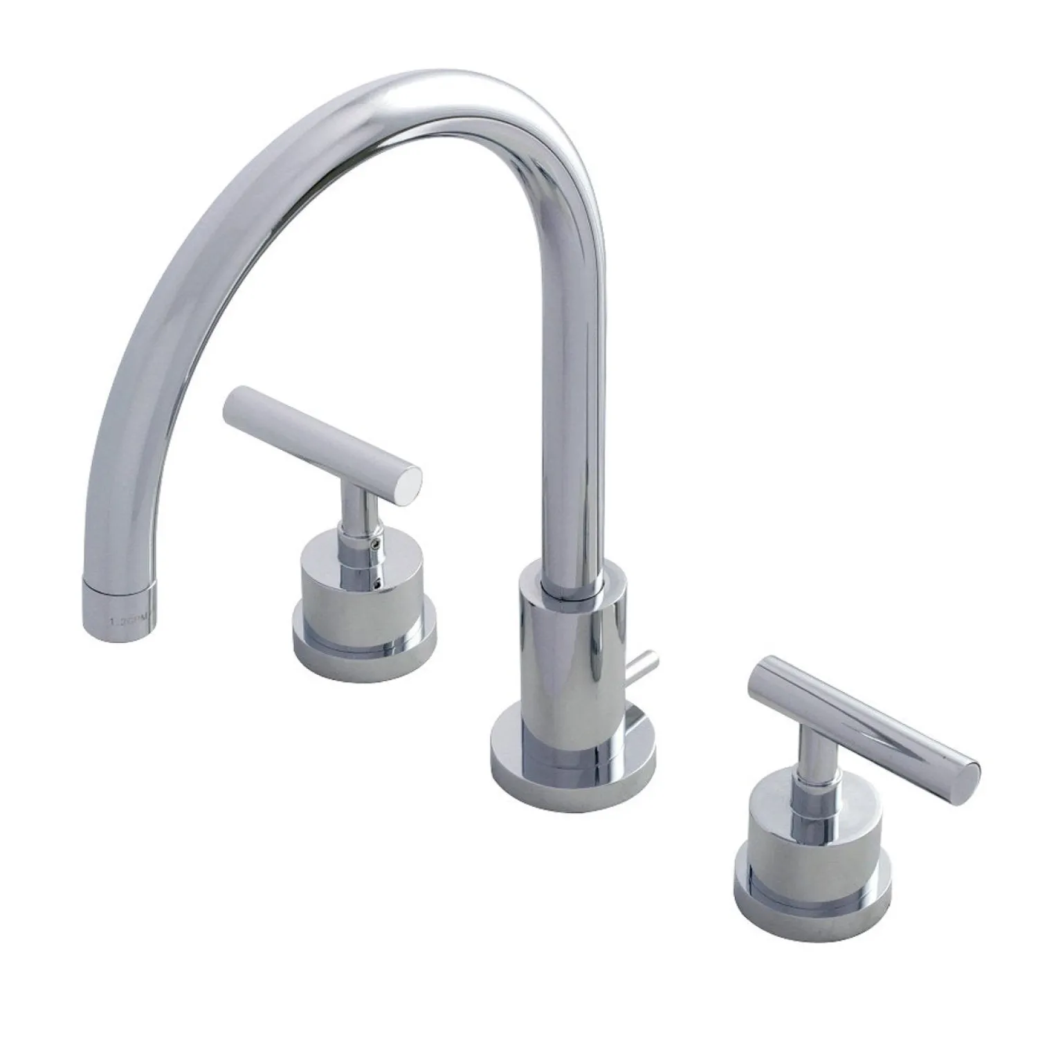 Sale Manhattan Deck Mount 8-Inch Widespread Bathroom Faucet 8" Widespread