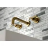Outlet Manhattan 2-Handle 8-Inch Wall Mount Bathroom Faucet Wall Mount