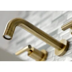 Outlet Manhattan 2-Handle 8-Inch Wall Mount Bathroom Faucet Wall Mount