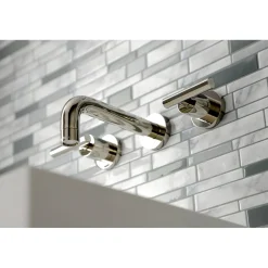 Outlet Manhattan 2-Handle 8-Inch Wall Mount Bathroom Faucet Wall Mount