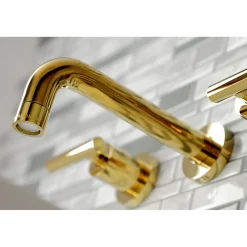 Outlet Manhattan 2-Handle 8-Inch Wall Mount Bathroom Faucet Wall Mount
