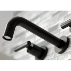 Outlet Manhattan 2-Handle 8-Inch Wall Mount Bathroom Faucet Wall Mount