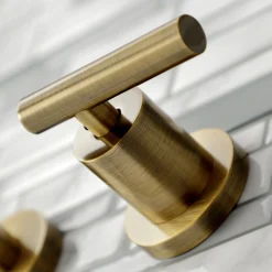 Outlet Manhattan 2-Handle 8-Inch Wall Mount Bathroom Faucet Wall Mount