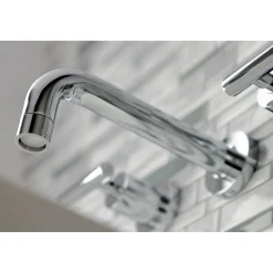 Outlet Manhattan 2-Handle 8-Inch Wall Mount Bathroom Faucet Wall Mount