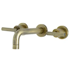 Outlet Manhattan 2-Handle 8-Inch Wall Mount Bathroom Faucet Wall Mount