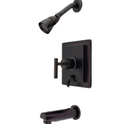 Sale Manhattan Single Handle Tub and Shower Faucet in Oil Rubbed Bronze Tub & Shower Sets
