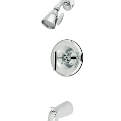 Best Manhattan Single Handle Shower Faucet in Polished Chrome Tub & Shower Sets