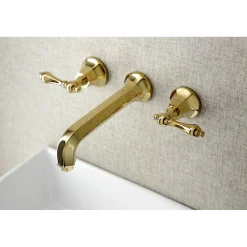 Best Metropolitan 2-Handle Wall Mount Bathroom Faucet Wall Mount