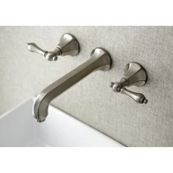 Best Metropolitan 2-Handle Wall Mount Bathroom Faucet Wall Mount