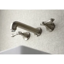 Best Metropolitan 2-Handle Wall Mount Bathroom Faucet Wall Mount